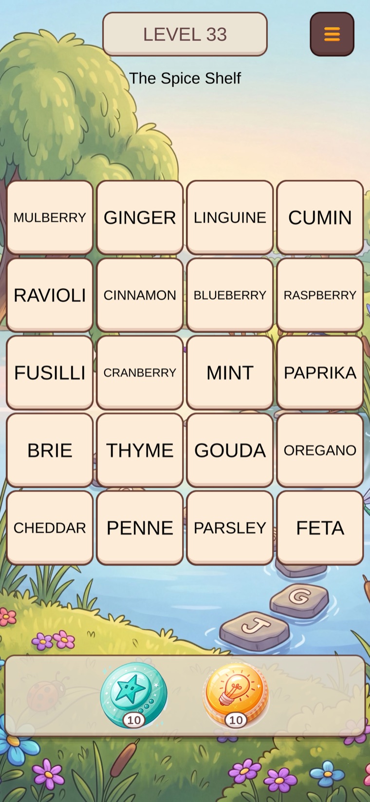 Sort the Words, asset for WordGOAT
